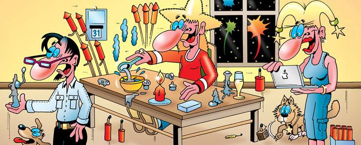 Bleigießen, Wachsgießen, Zinngießen